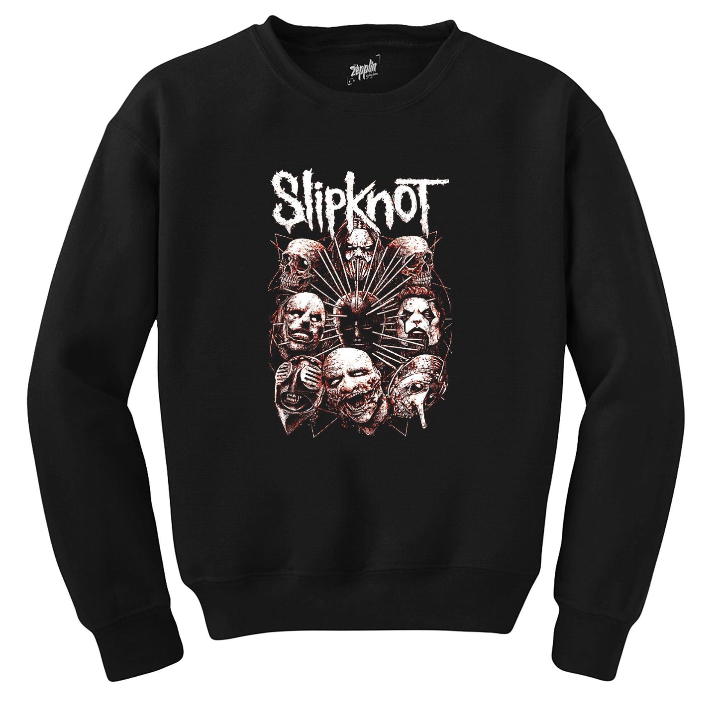 Slipknot Head Siyah Sweatshirt