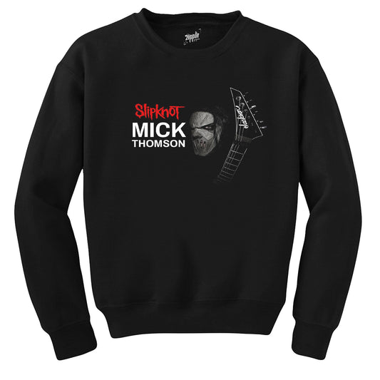 Slipknot Mick Thomson Poster Siyah Sweatshirt