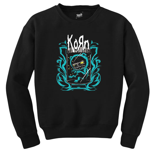 Korn Blue Monster Siyah Sweatshirt