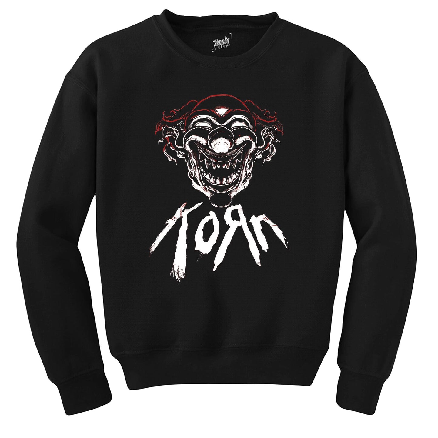 Korn Maske Siyah Sweatshirt