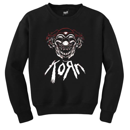 Korn Maske Siyah Sweatshirt