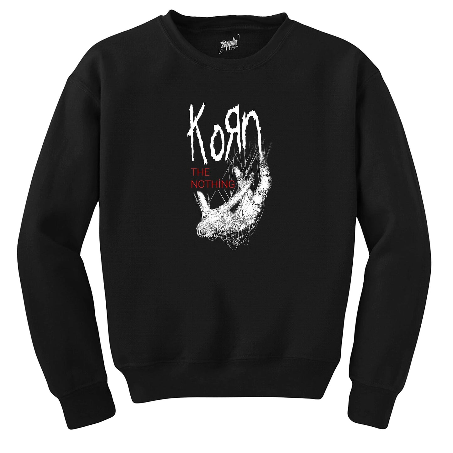 Korn The Nothing Siyah Siyah Sweatshirt