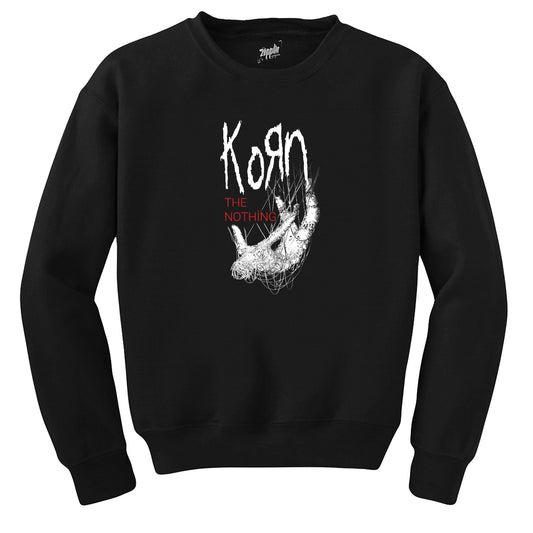 Korn The Nothing Siyah Siyah Sweatshirt