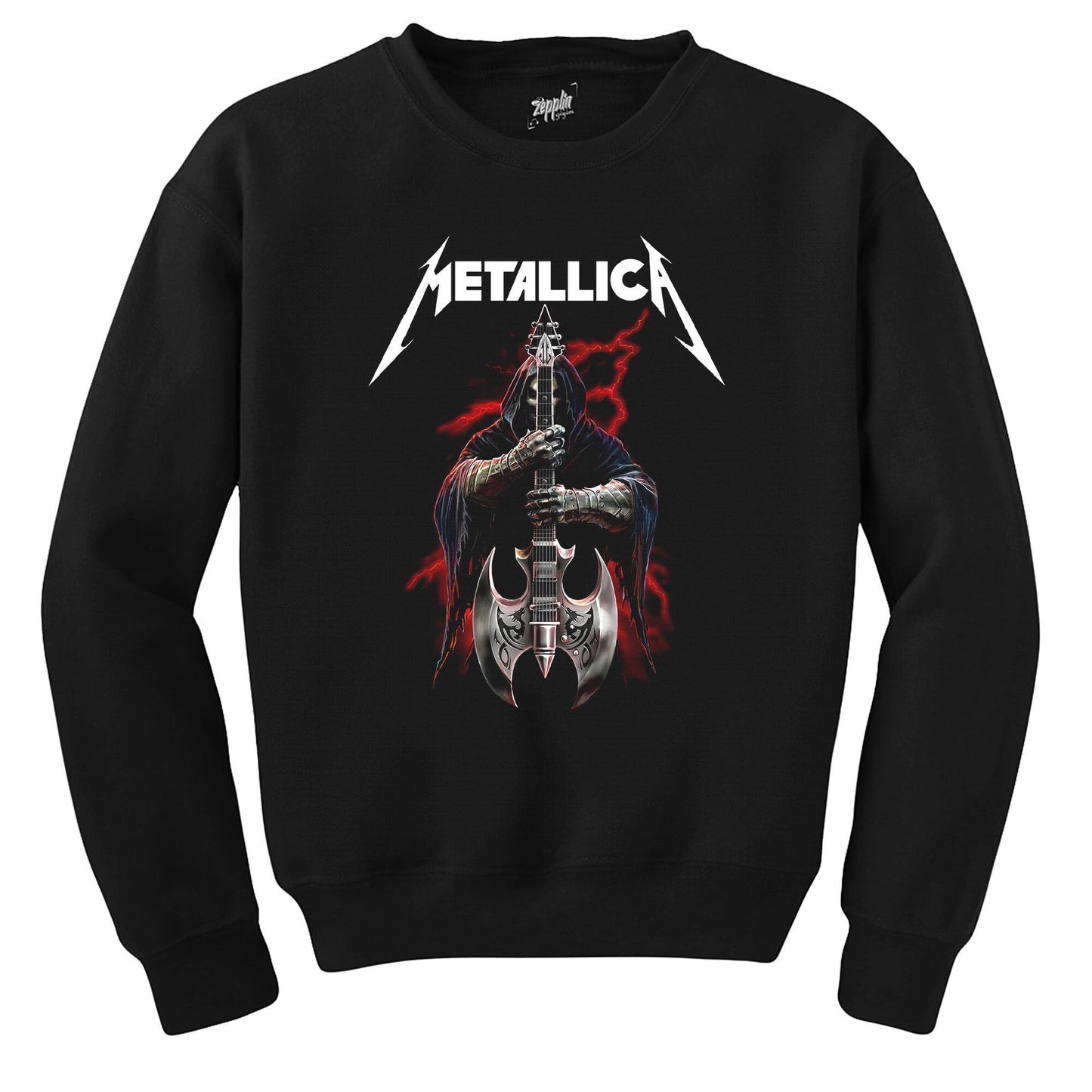 Metallica Gitarist Siyah Sweatshirt