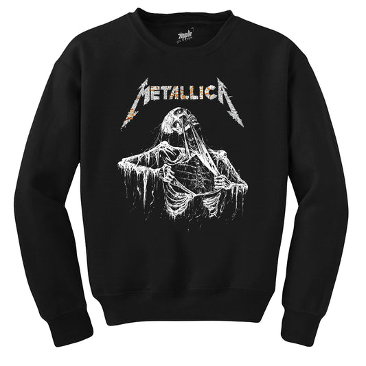 Metallica Mummy Siyah Sweatshirt