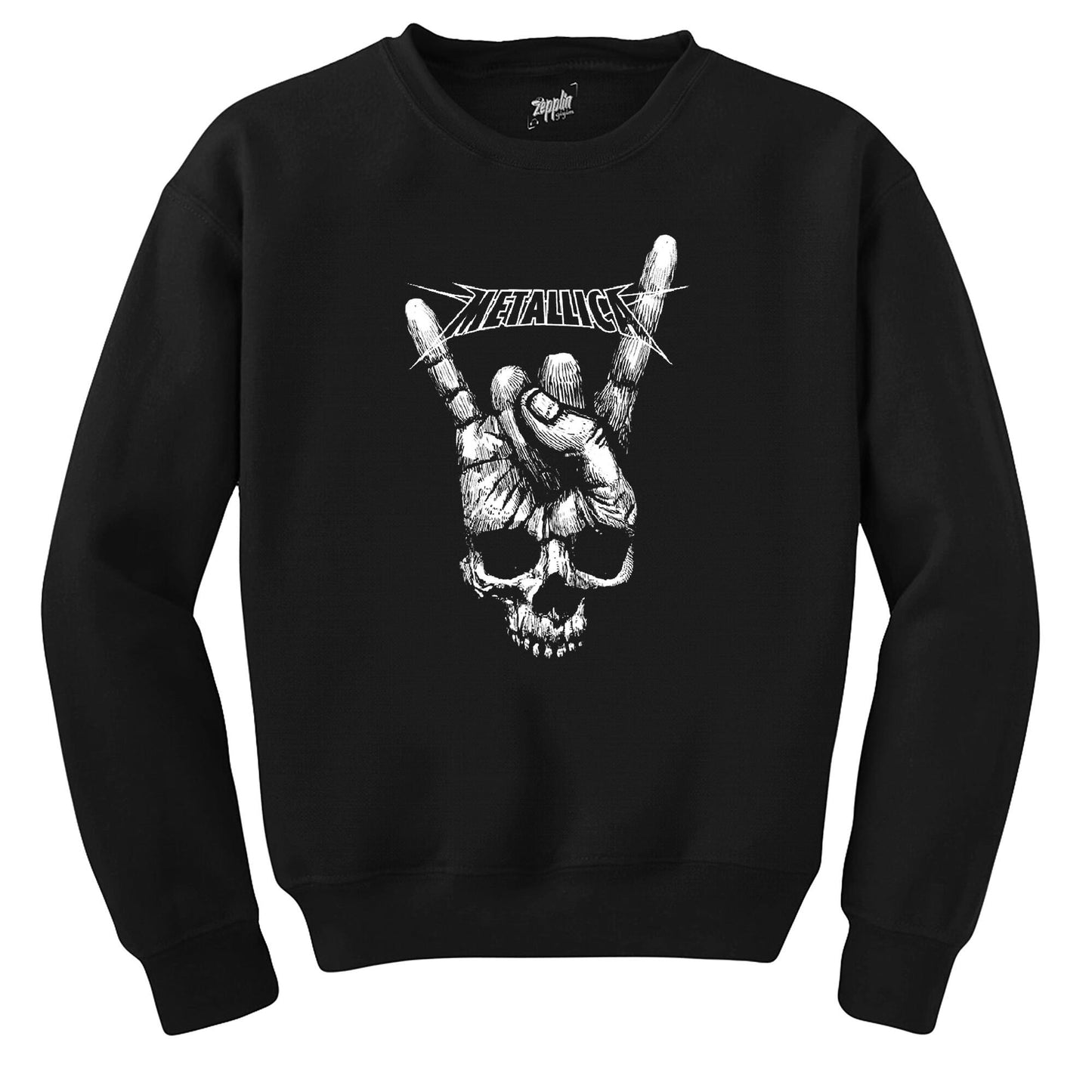 Metallica Rock'n Roll Siyah Sweatshirt