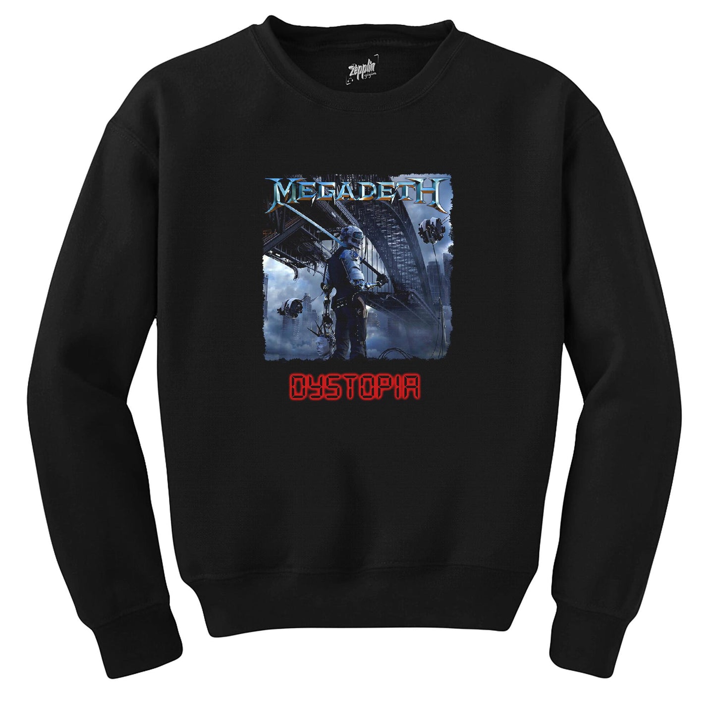 Megadeth Dystopia Siyah Sweatshirt