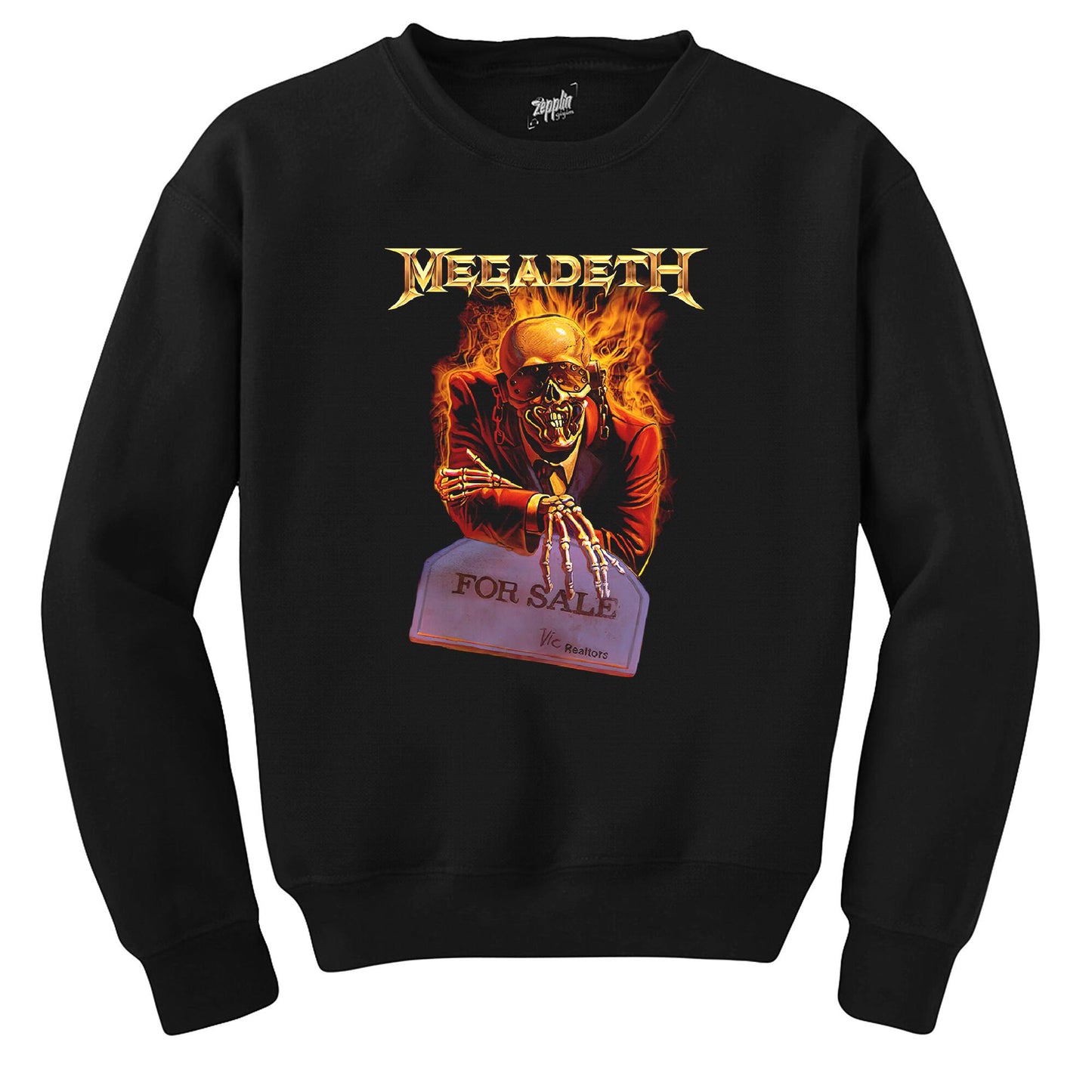 Megadeth For Sale Siyah Sweatshirt