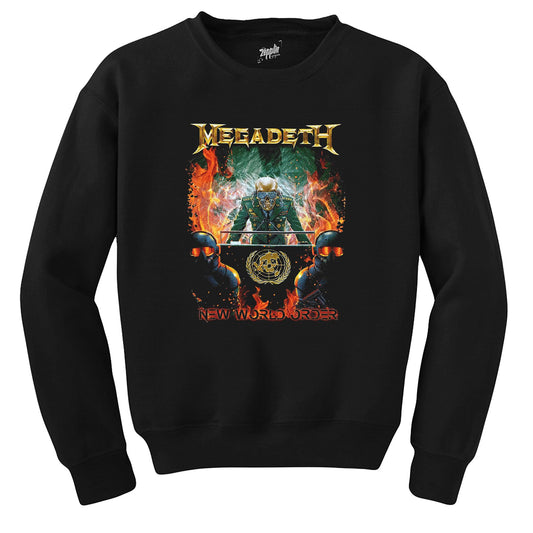 Megadeth New Order World Siyah Sweatshirt