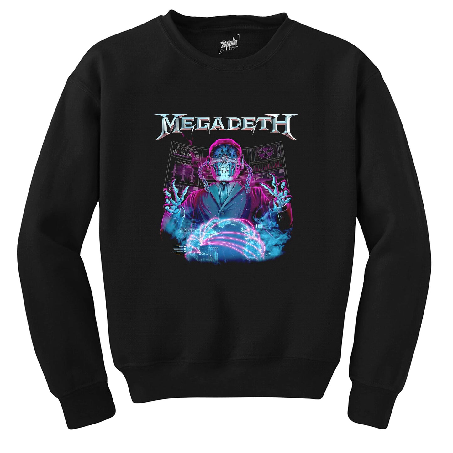 Megadeth Ruler Of The World Siyah Sweatshirt