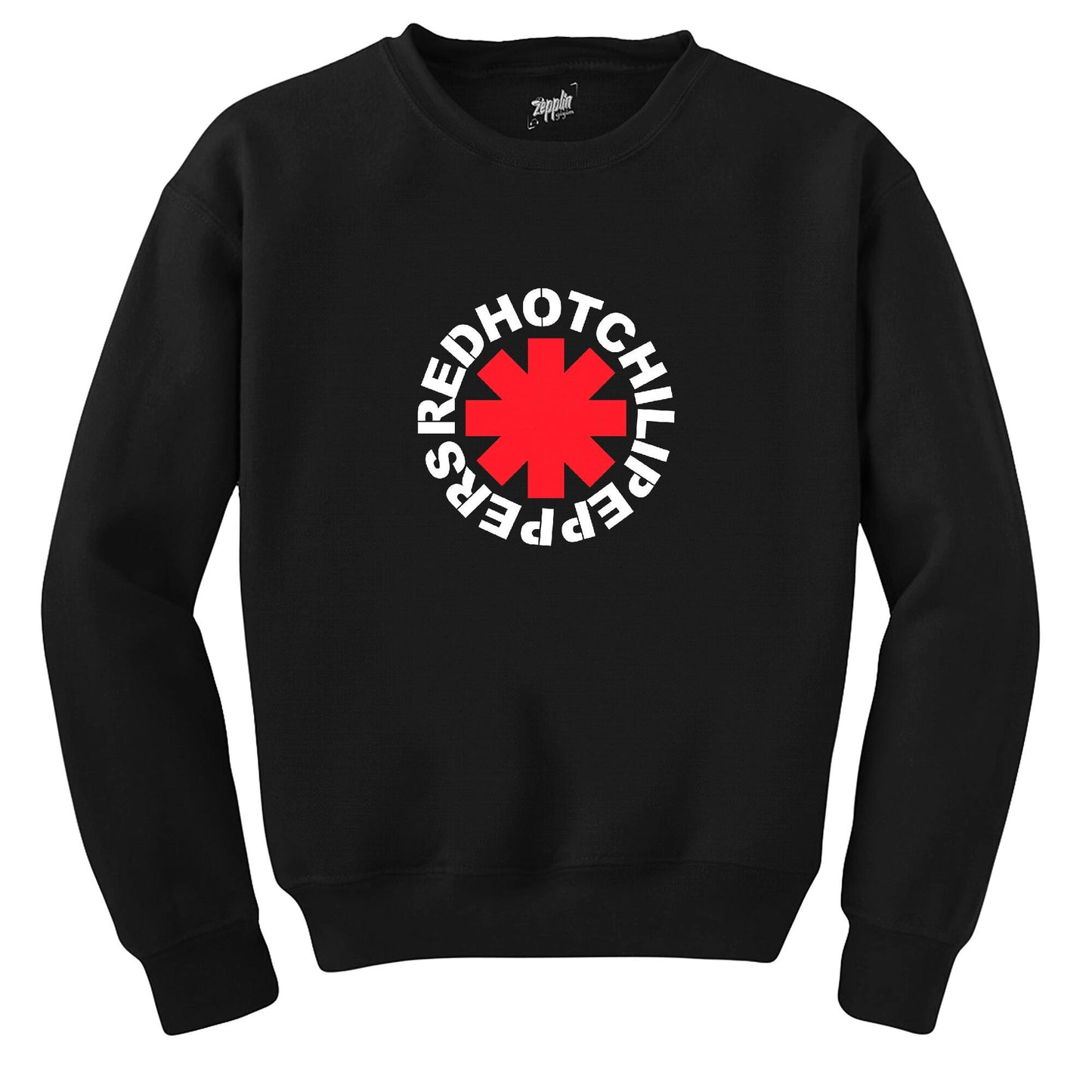 Symbol Red Hot Chili Peppers Siyah Sweatshirt