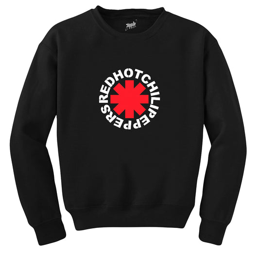 Symbol Red Hot Chili Peppers Siyah Sweatshirt