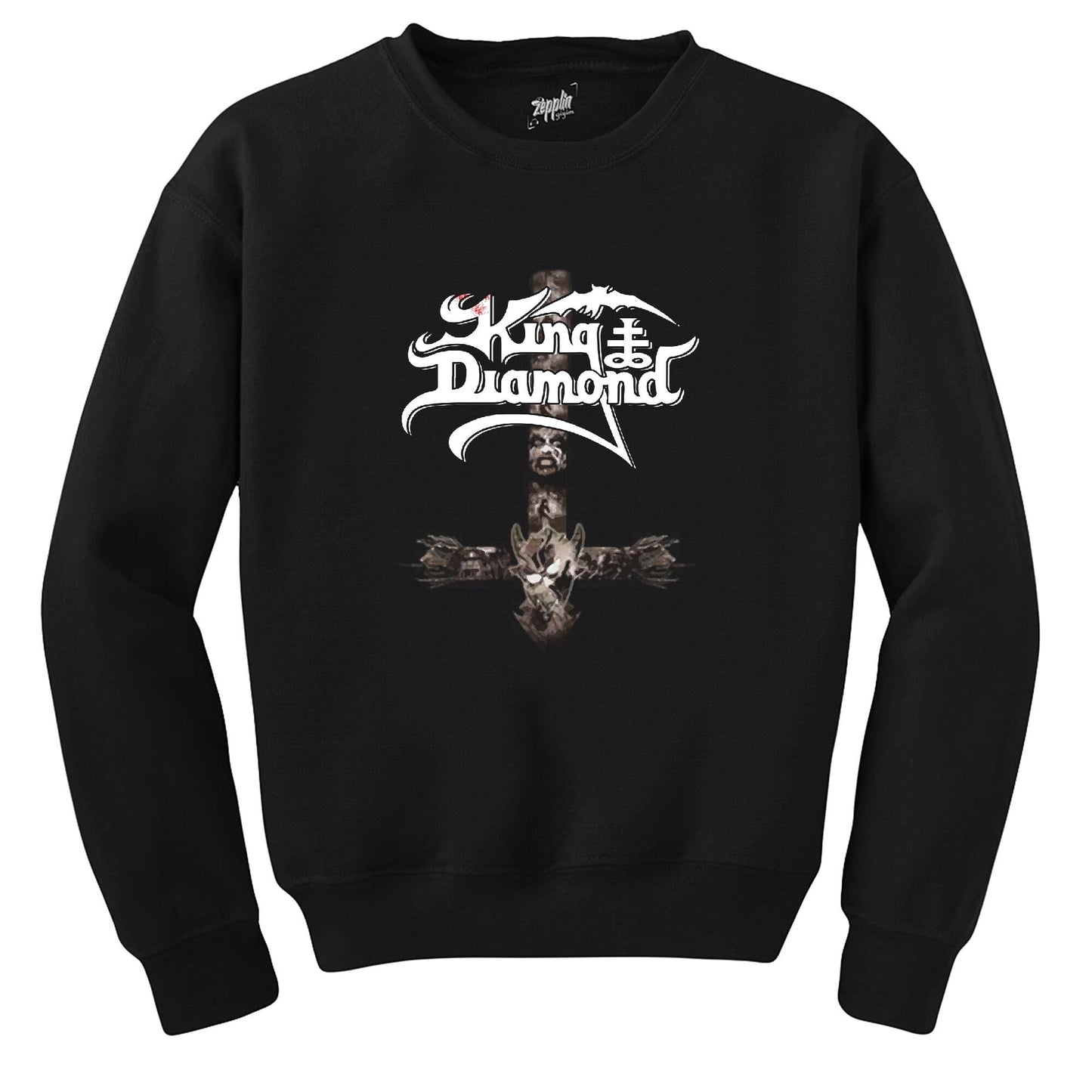 King Daimond Siyah Sweatshirt