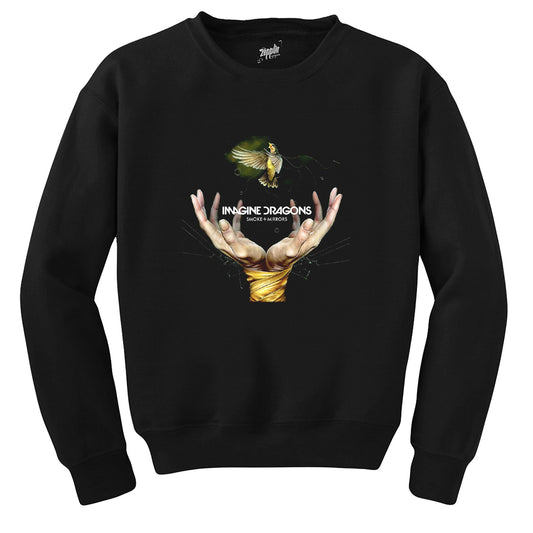 Imagine Dragons Smoke Mirrors Siyah Sweatshirt