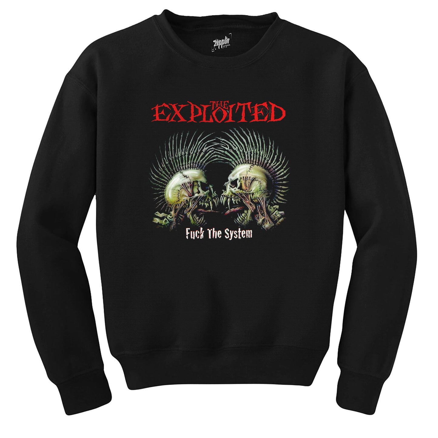 The Exploited Siyah Sweatshirt