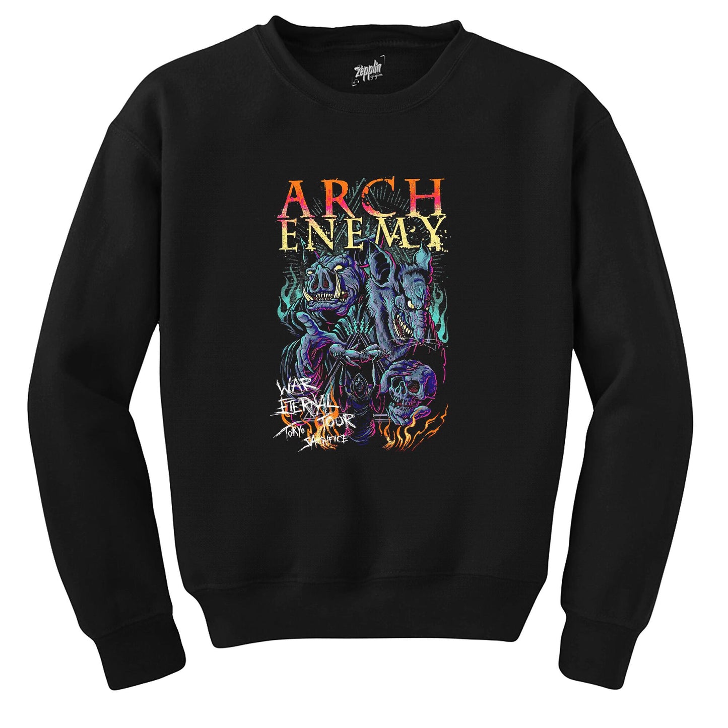 Arch Enemy War Eternal Your Tokyo Sacrifice Siyah Sweatshirt