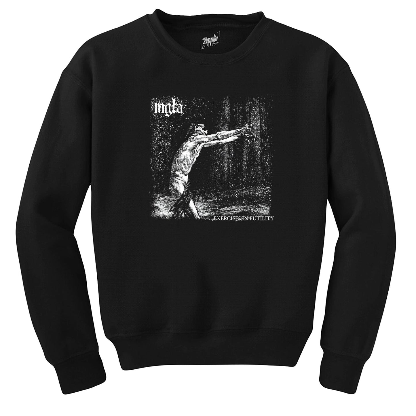 Mgla Exercises in Futility Siyah Sweatshirt