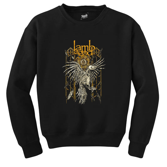 Lamb Of God 4 Papat Siyah Sweatshirt