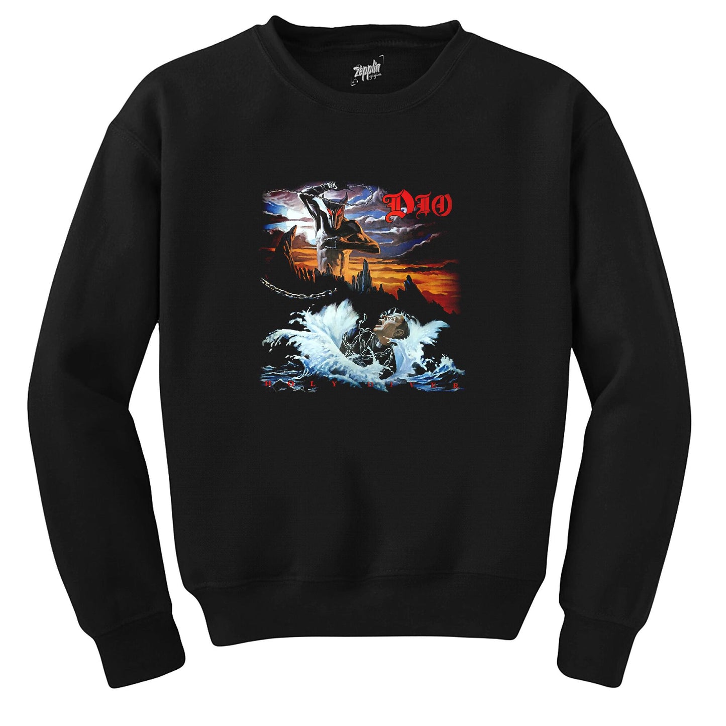 Dio Holy Diver Freedom Siyah Sweatshirt