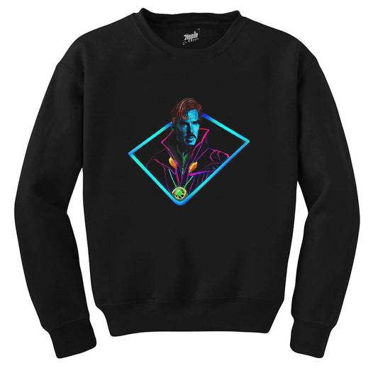 Dr. Strange Arcade Siyah Sweatshirt