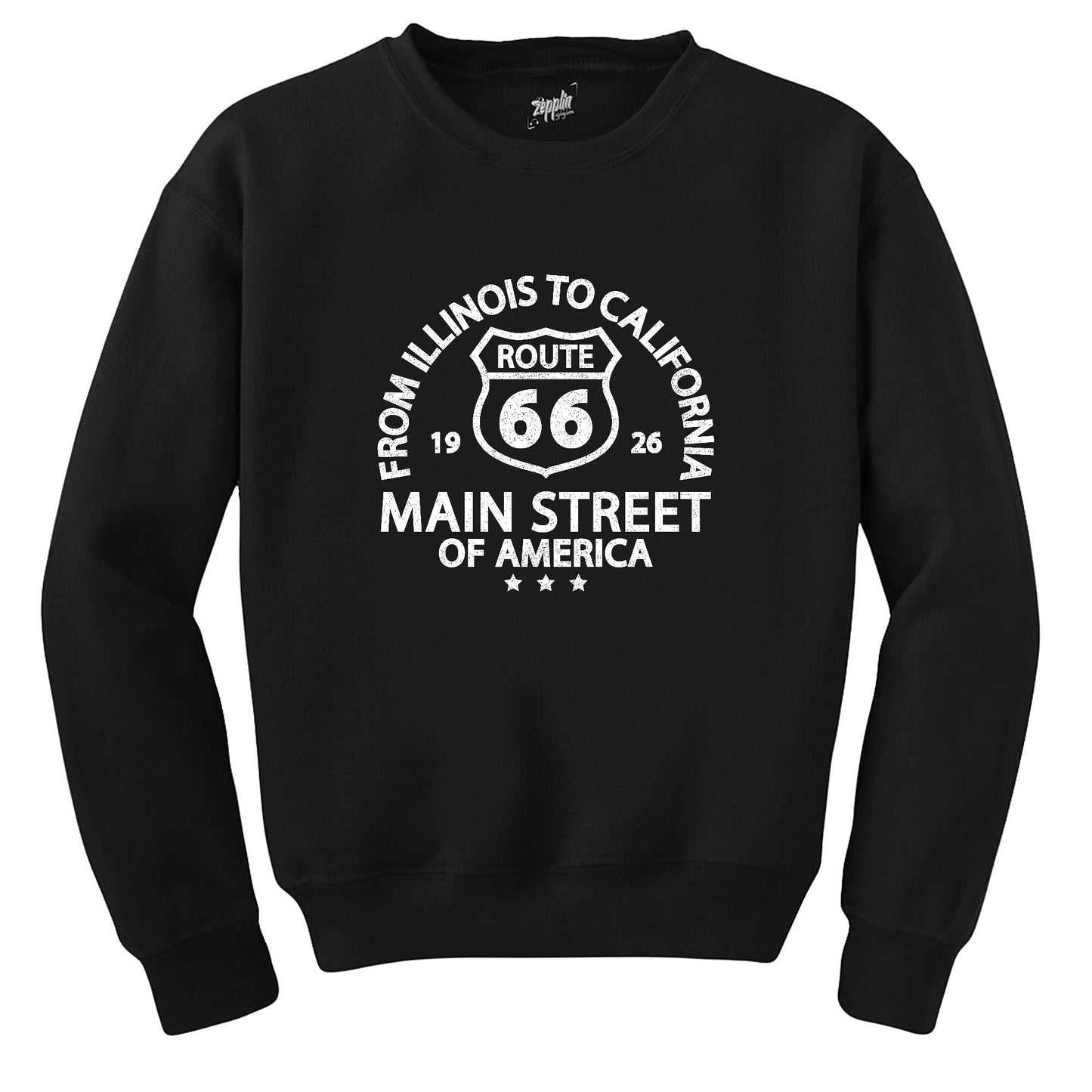 Route66 Main Siyah Sweatshirt