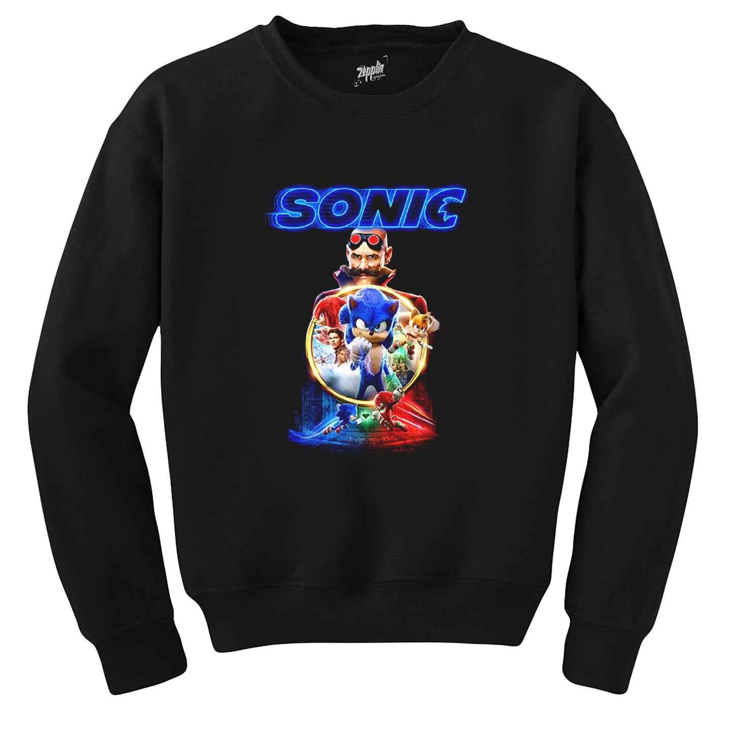 Sonic 2 Siyah Sweatshirt
