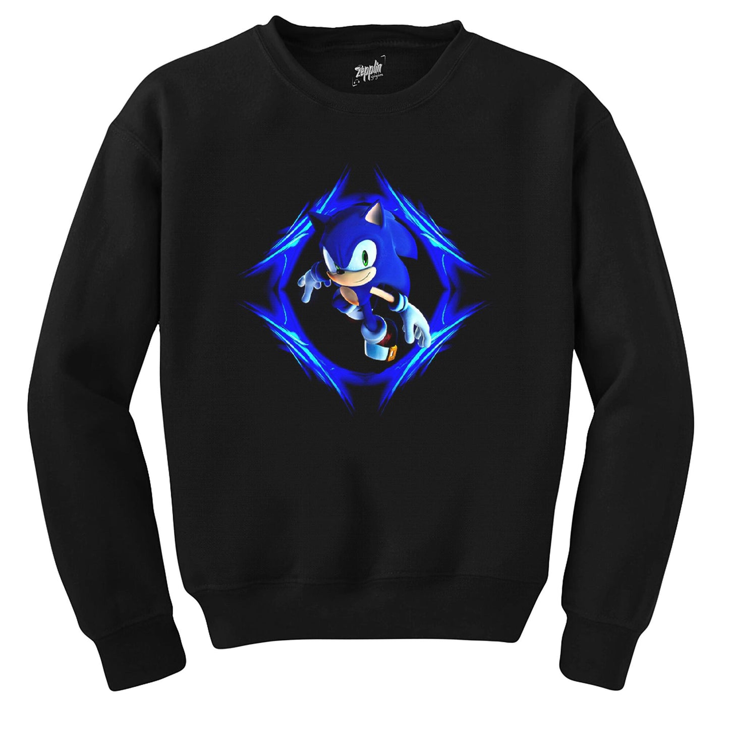Sonic Blue Siyah Sweatshirt
