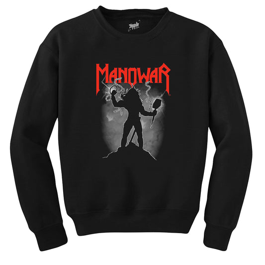 Manowar Shadow Siyah Sweatshirt