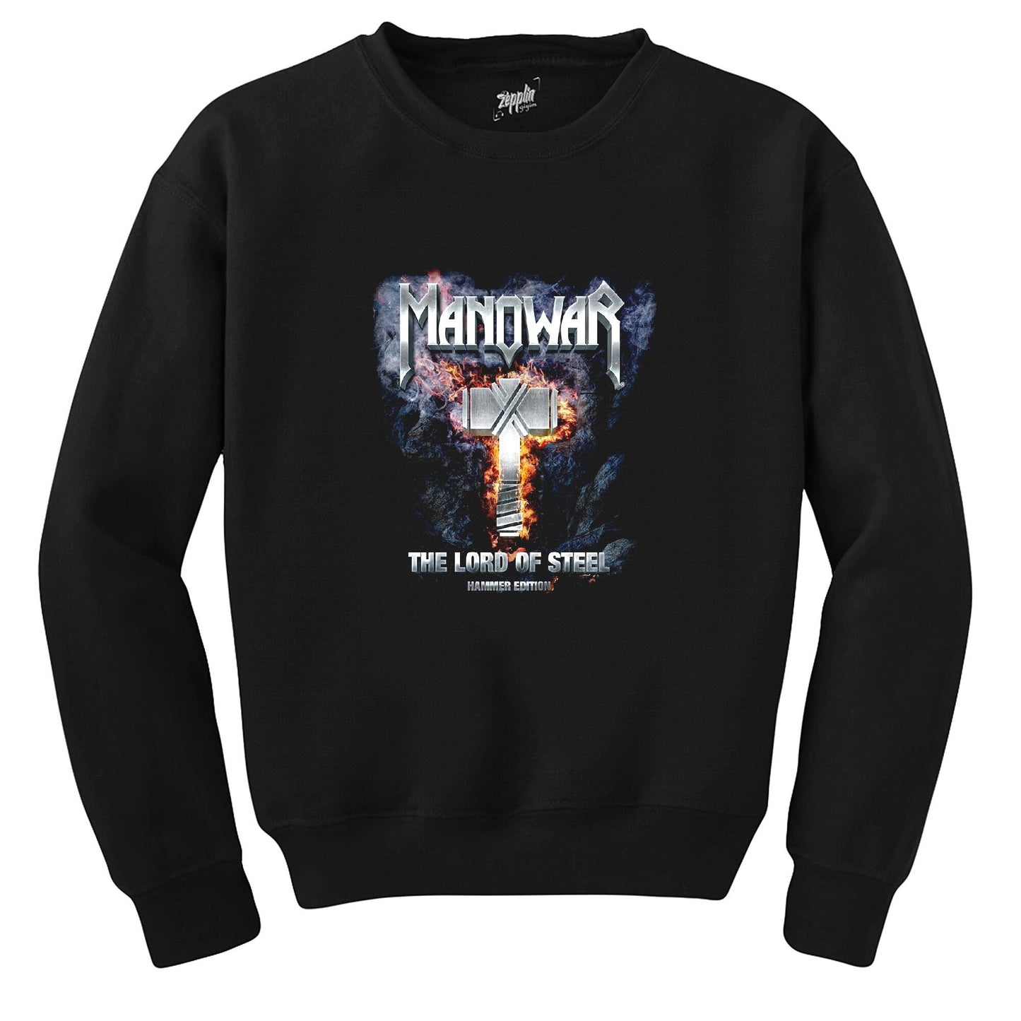 Manowar The Lord of Steel Siyah Sweatshirt