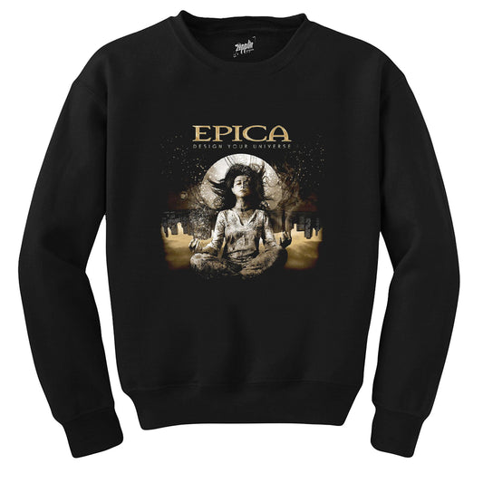 Epica Design Your Universe Siyah Sweatshirt