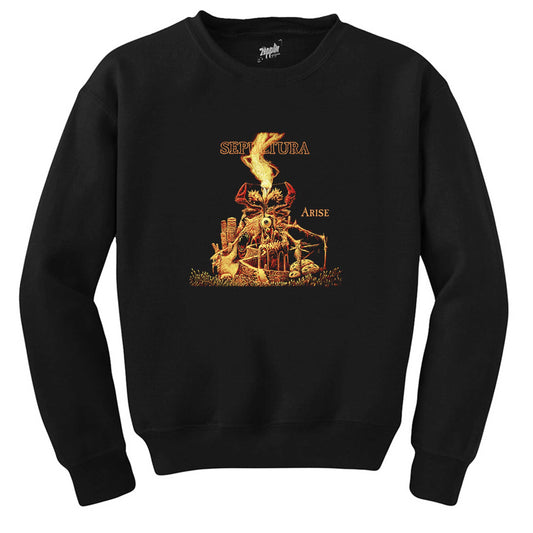 Sepultura Arise Siyah Sweatshirt