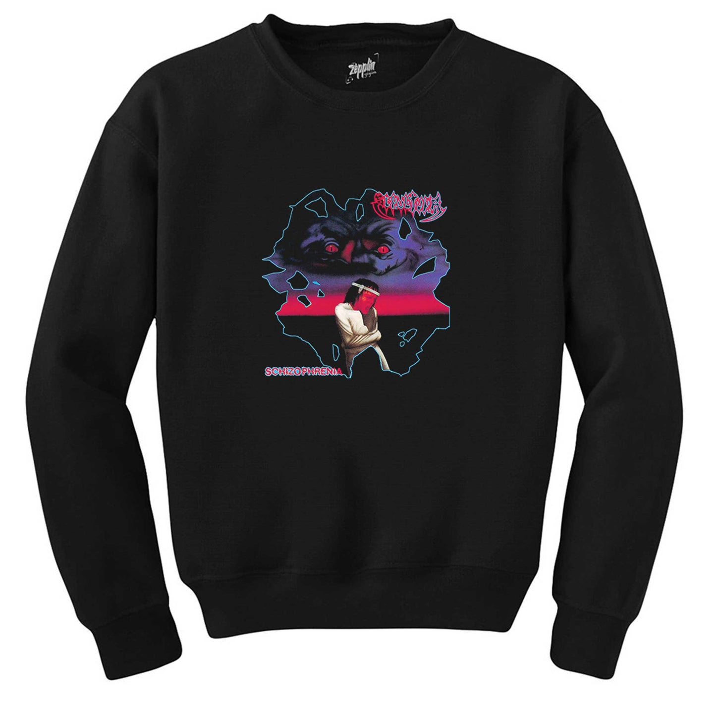 Sepultura Schizophrenia Siyah Sweatshirt