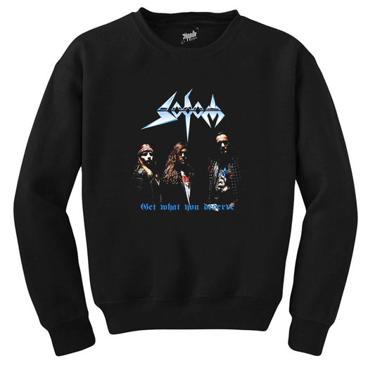 Sodom Get What You Deserve Siyah Sweatshirt