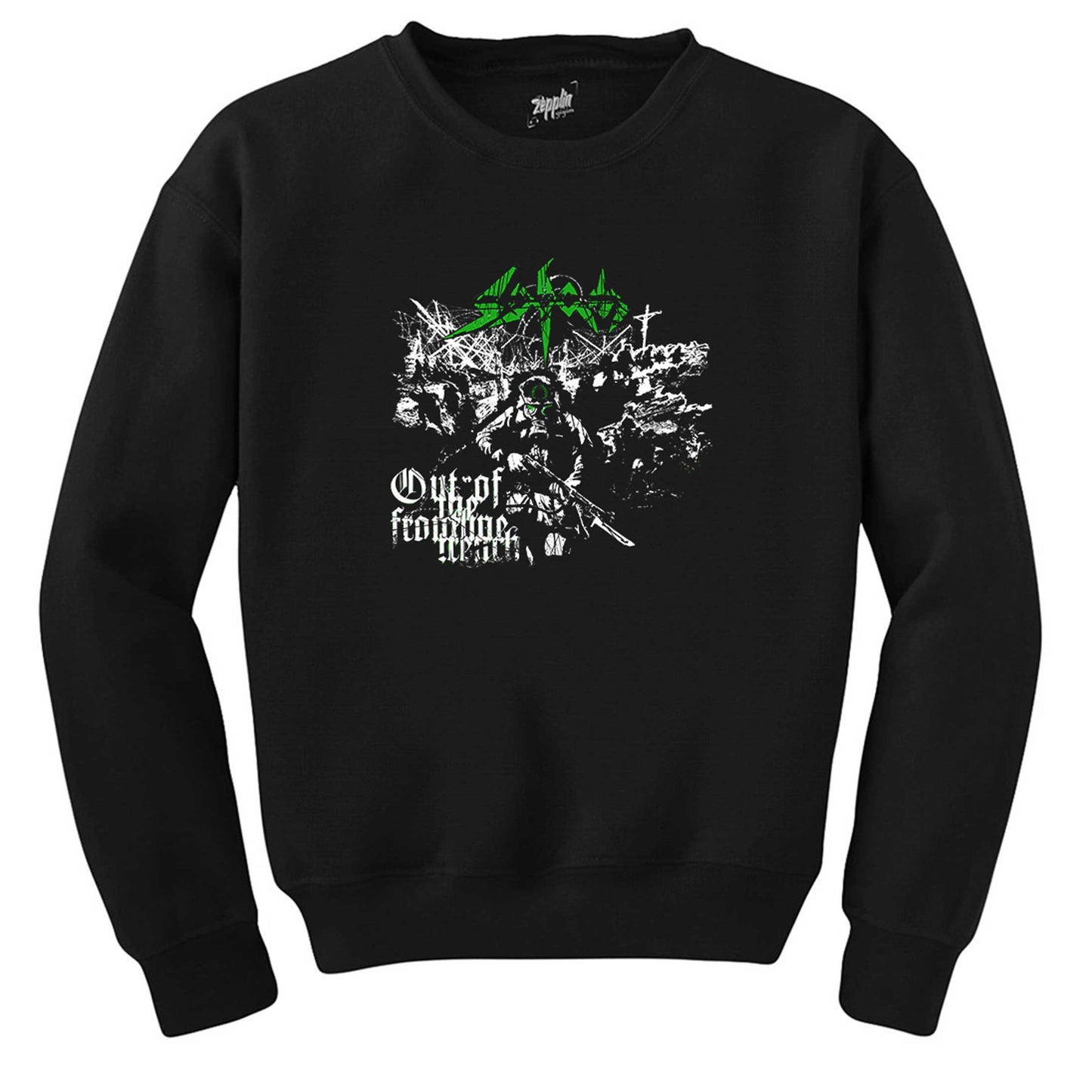 Sodom Out of The Frontline Trench Siyah Sweatshirt