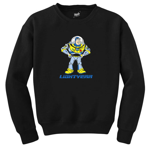 Buzz Lightyear Siyah Sweatshirt