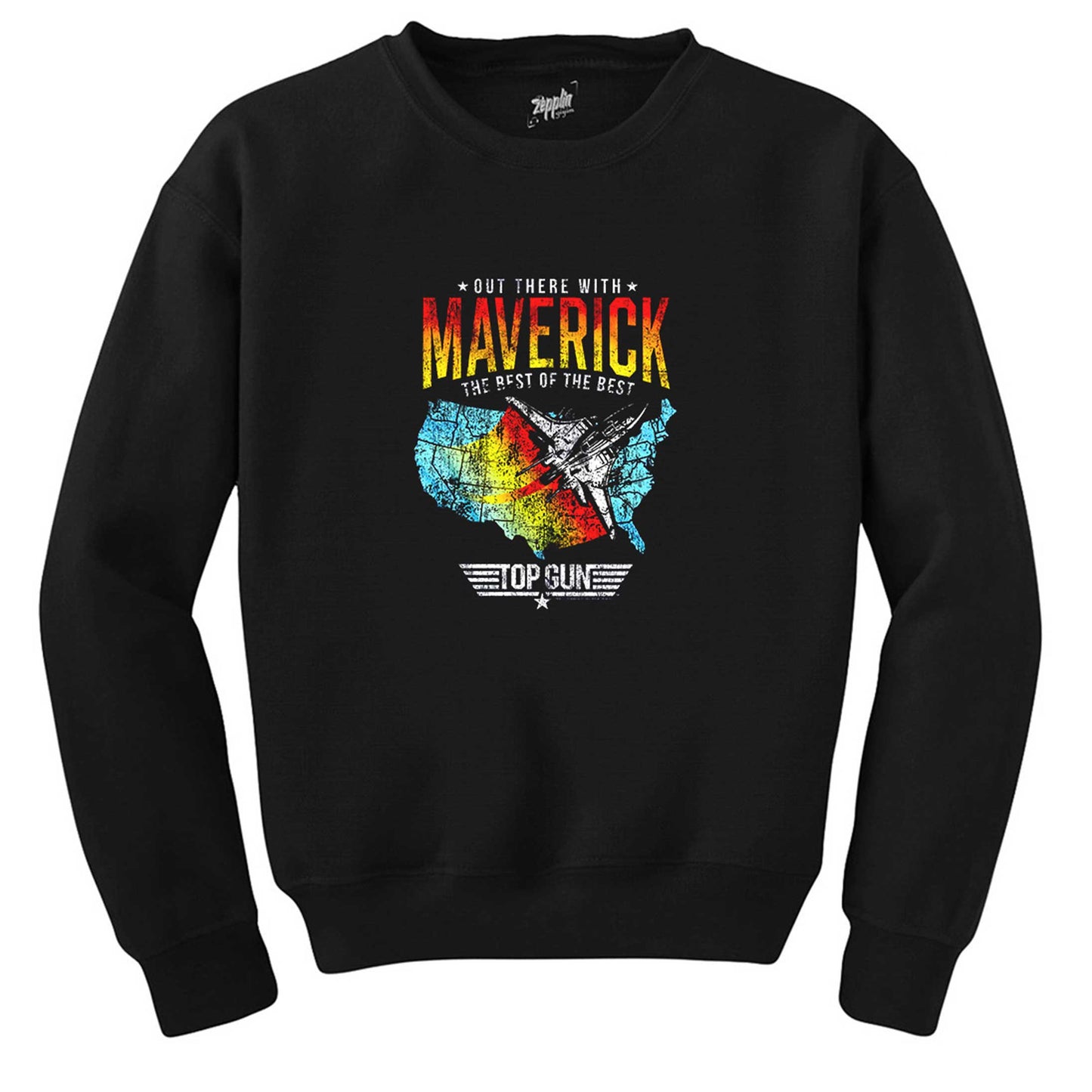 Top Gun Maverick The Best Siyah Sweatshirt