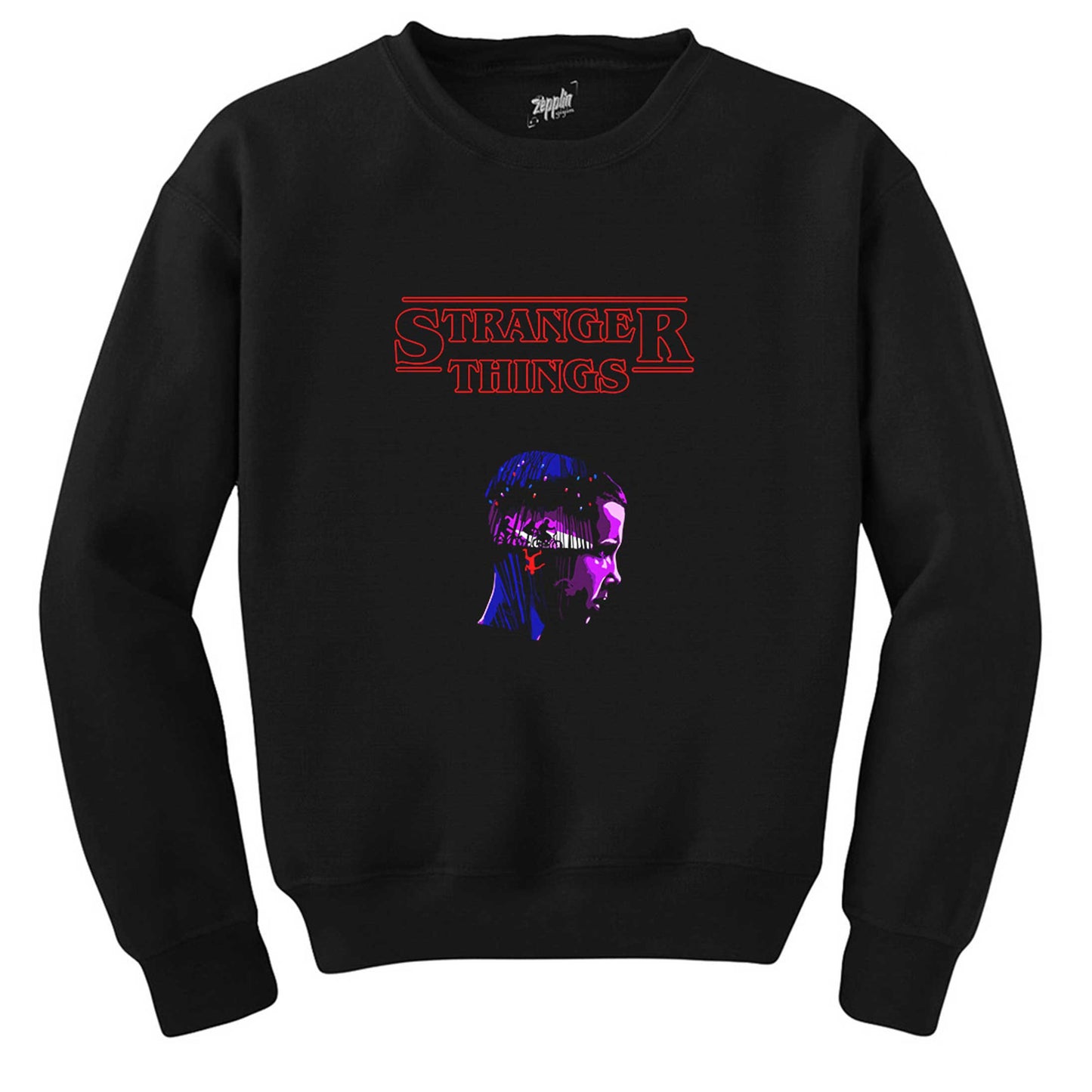 Stranger Things Dream Siyah Sweatshirt