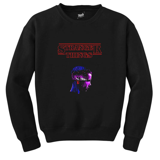 Stranger Things Dream Siyah Sweatshirt