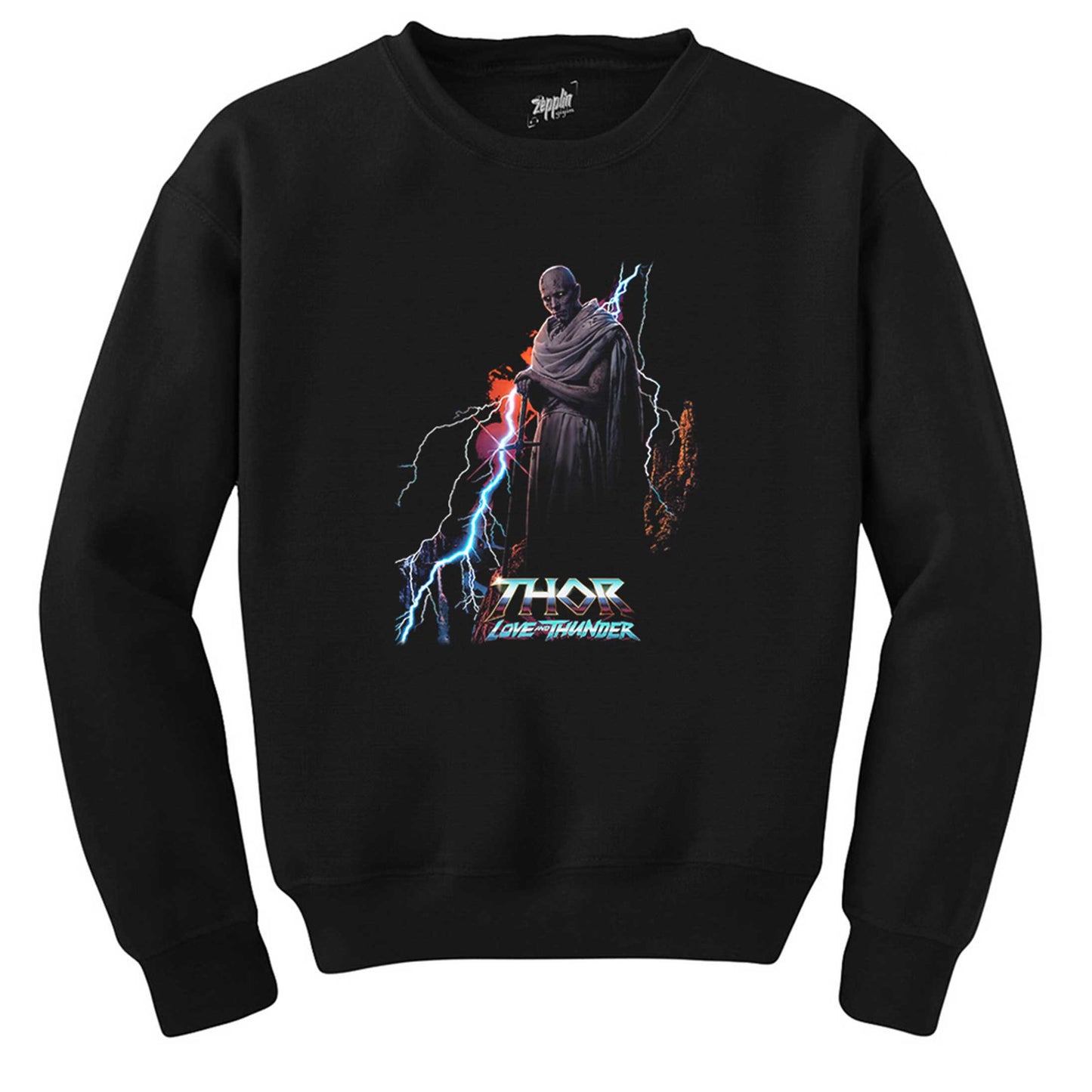 Thor Love And Thunder Gorr Siyah Sweatshirt