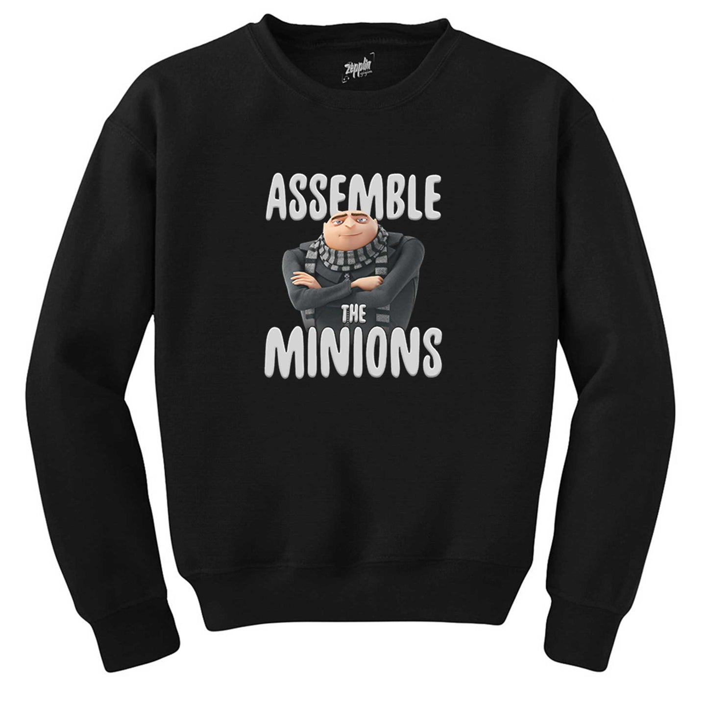 Minions Assemble The Minions Siyah Sweatshirt