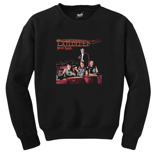 The Exploited Horror Epics Siyah Sweatshirt