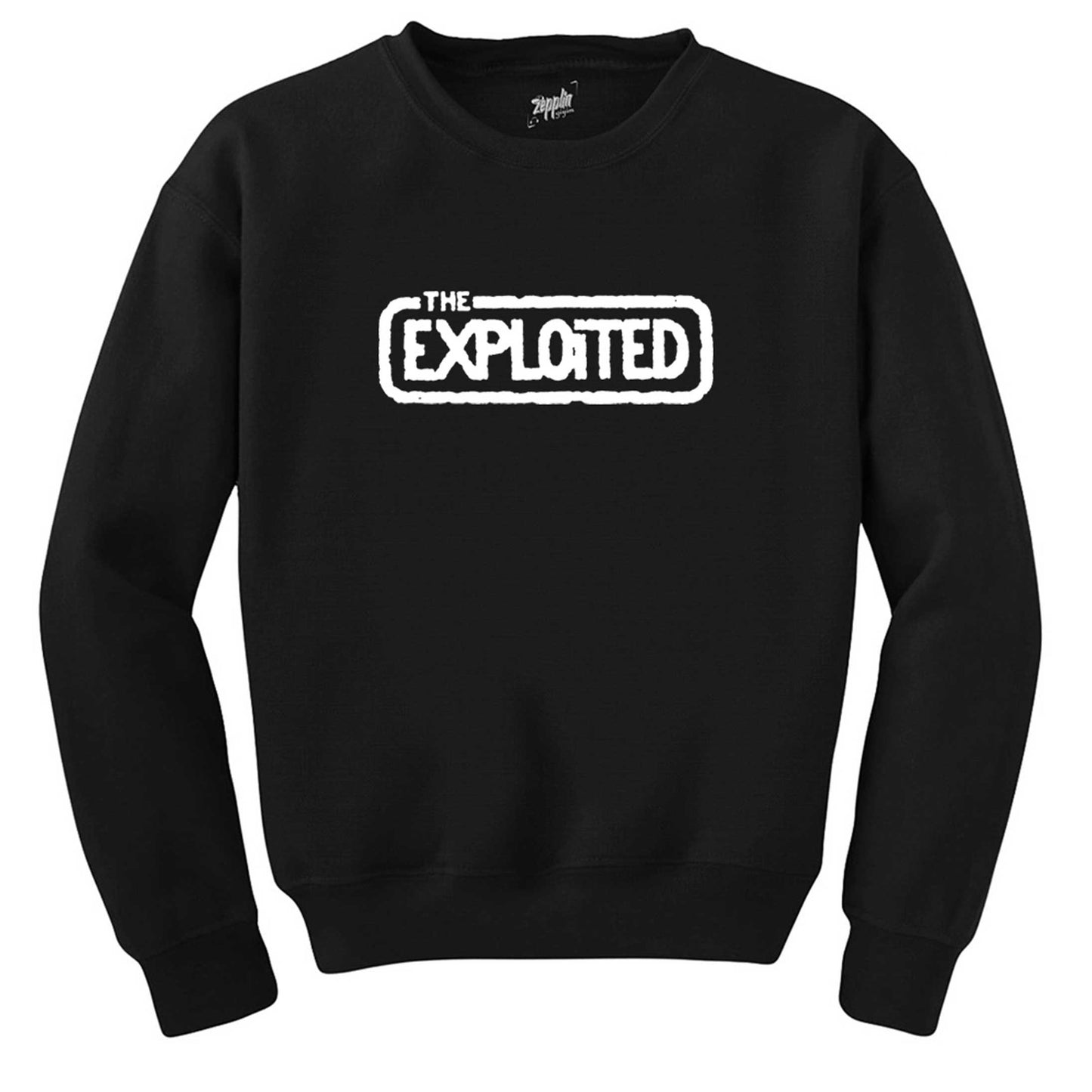 The Exploited Logo Siyah Sweatshirt