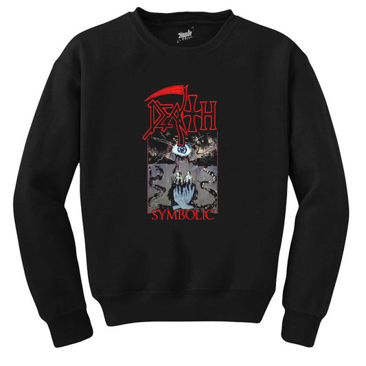 Death Symbolic Siyah Sweatshirt