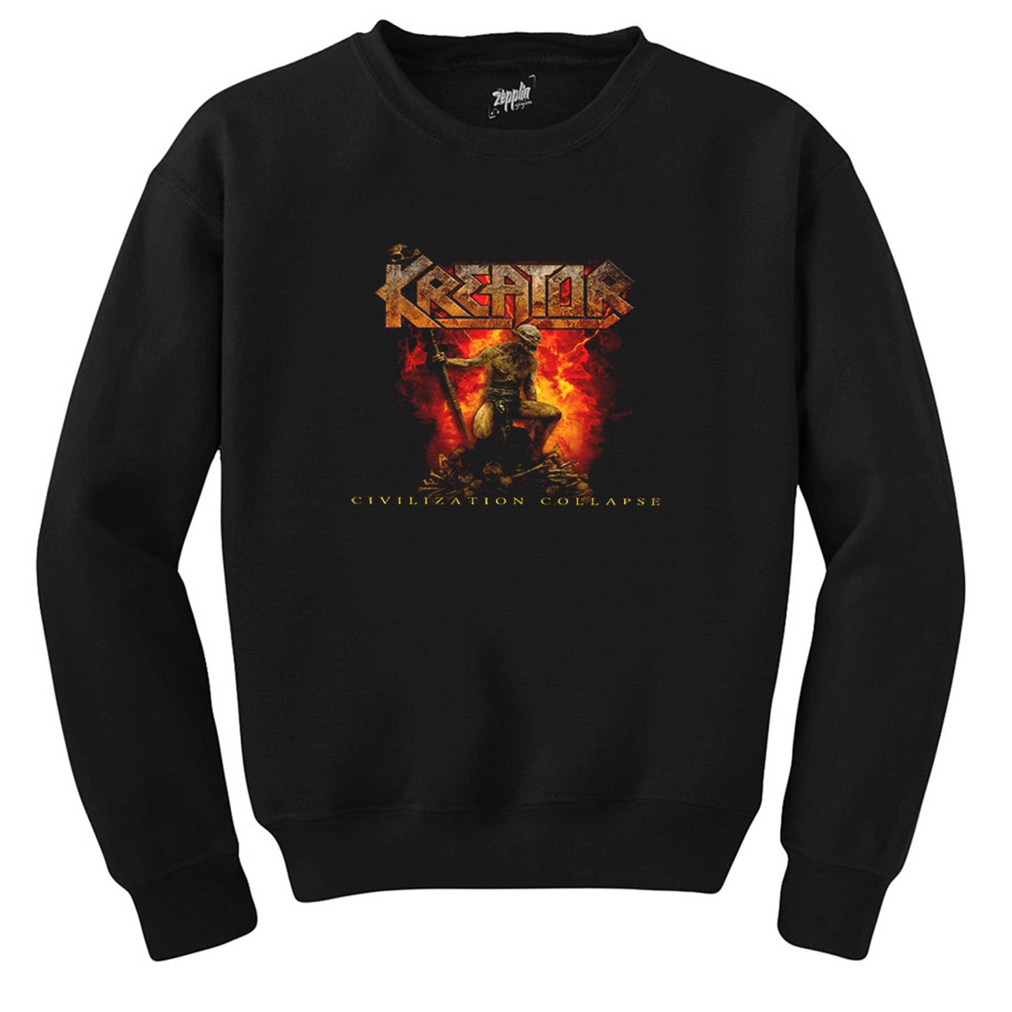 Kreator Civilization Collapse Siyah Sweatshirt