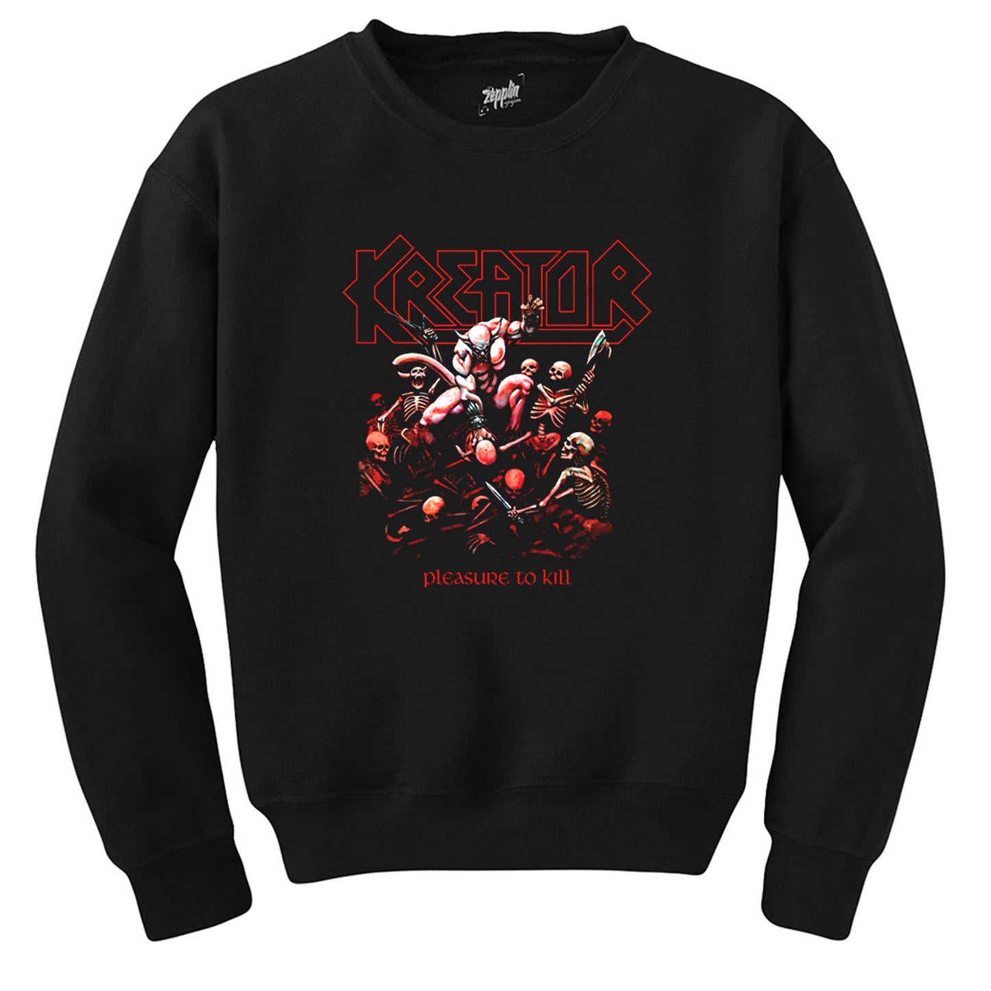 Kreator Pleasure to Kill Siyah Sweatshirt