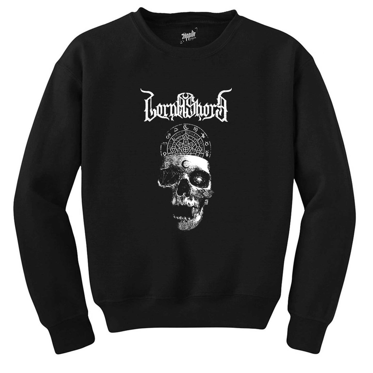Lorna Shore Skull Siyah Sweatshirt