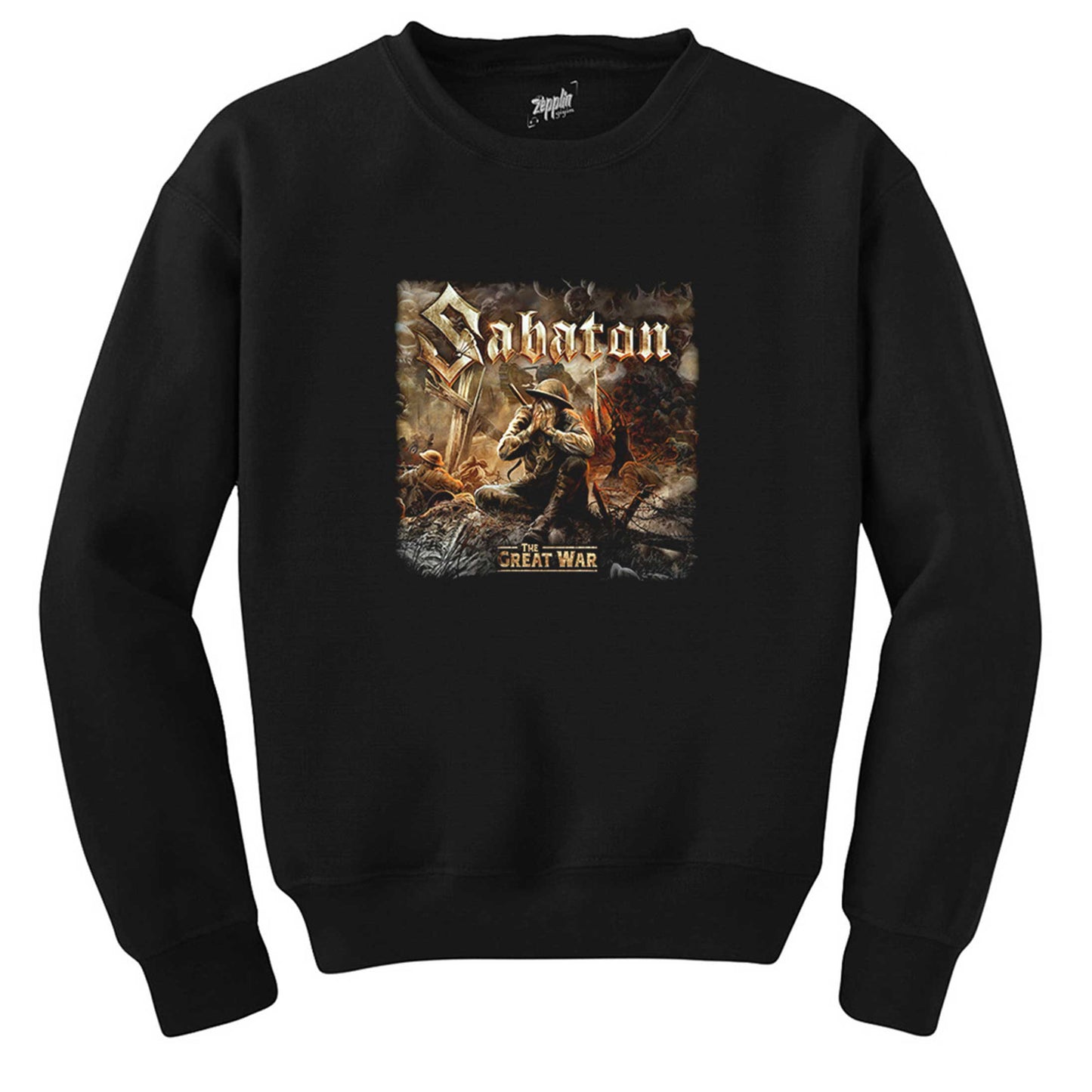 Sabaton The Great War Siyah Sweatshirt