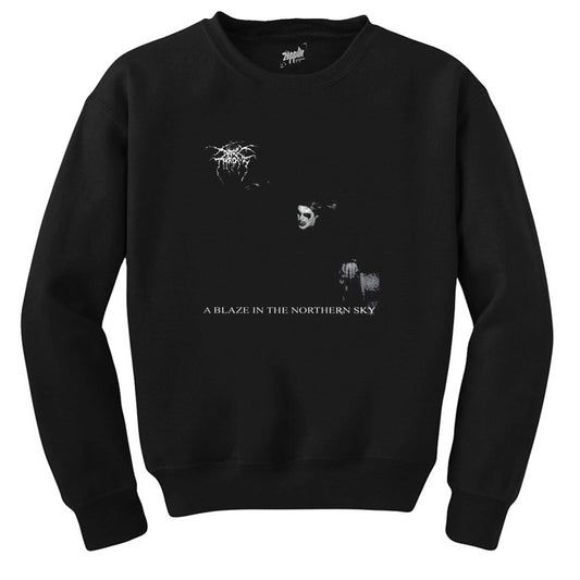 Darkthrone A Blaze in the Northern Sky Siyah Sweatshirt