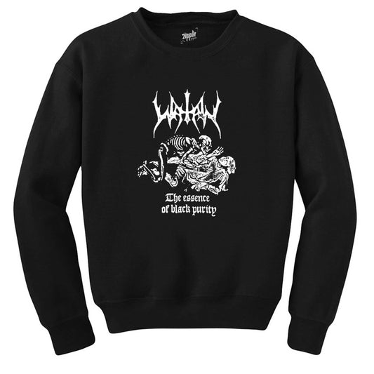 Watain The Essence Of Black Purity Siyah Sweatshirt