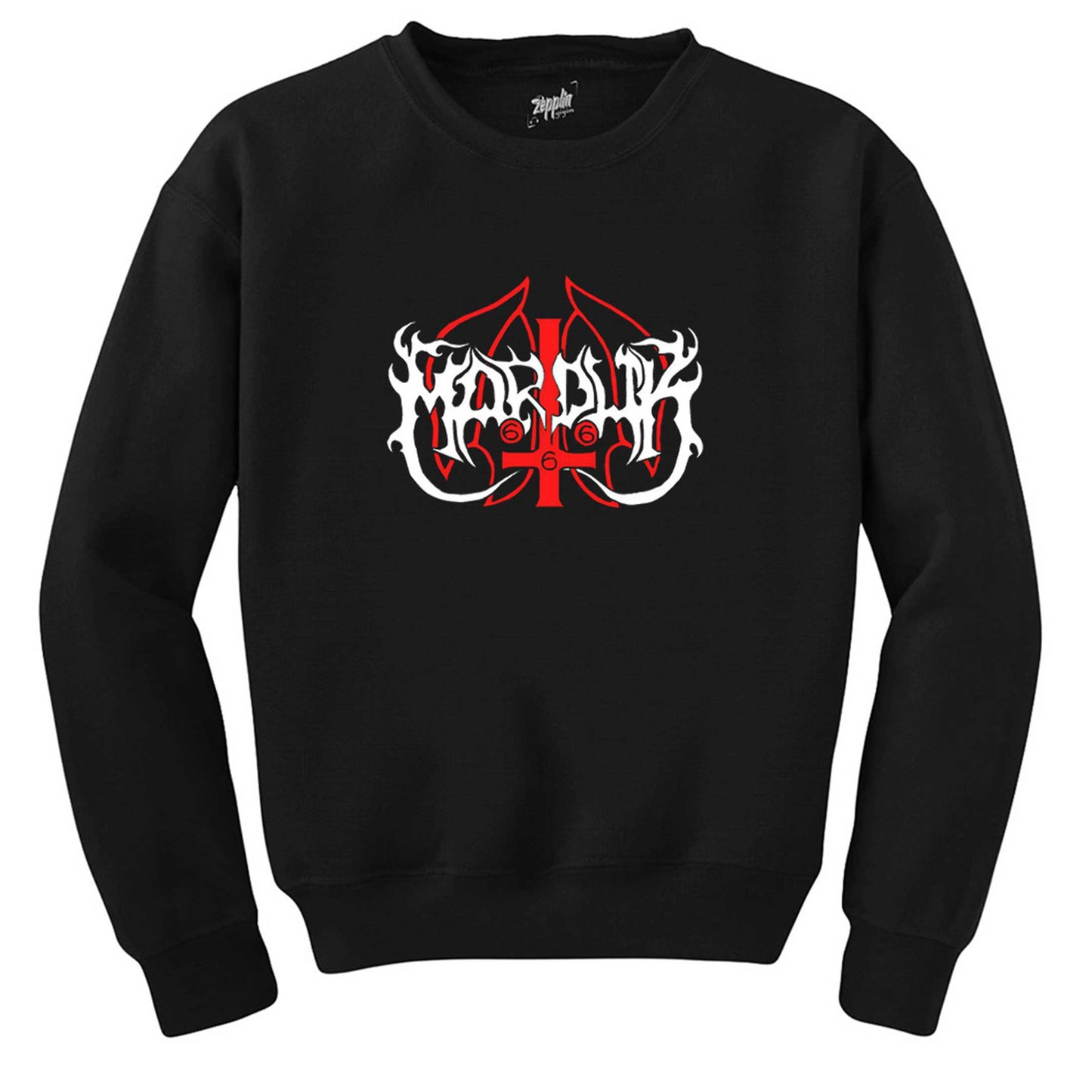 Marduk Logo Siyah Sweatshirt